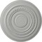 Ekena Millwork Oldham Ceiling Medallion (Fits Canopies up to 8 5/8"), Hand-Painted Frost, 18"OD x 1 1/4"P CM18OLFRF - alternate 1